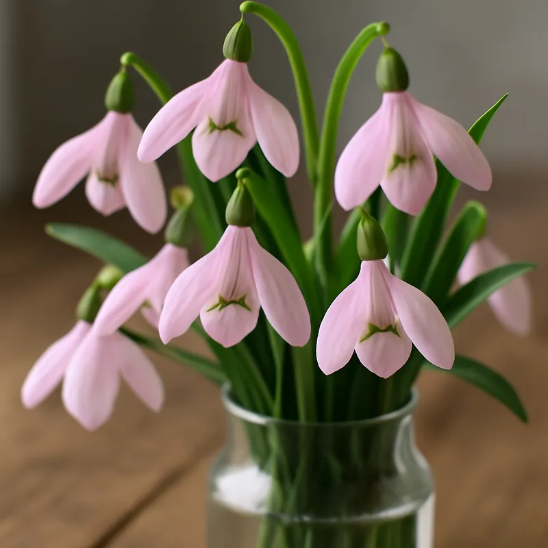 Snøklokke - rosa – Bild 3