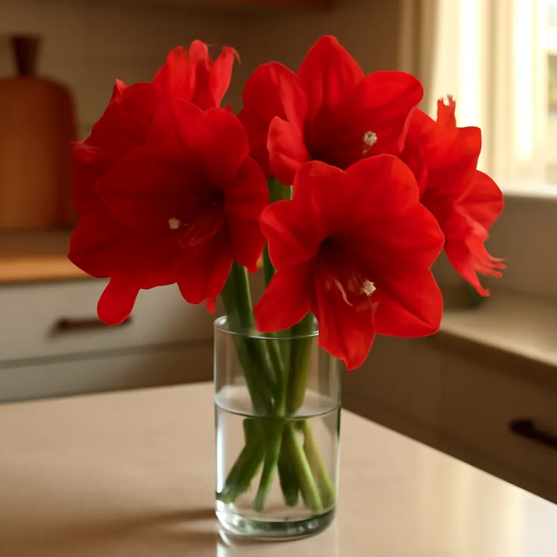 Amaryllis – rot – Bild 3