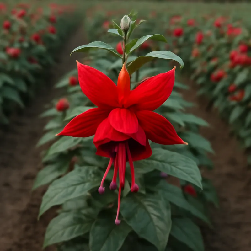 Fuchsia – rot – Bild 4