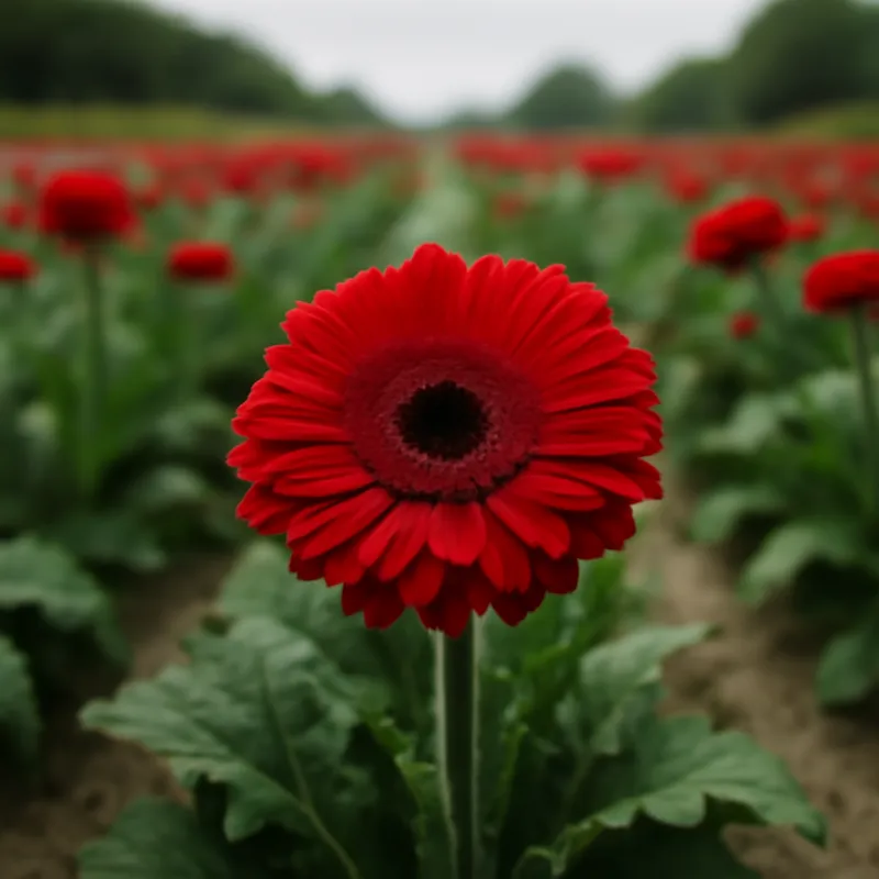 Gerbera – rot – Bild 4