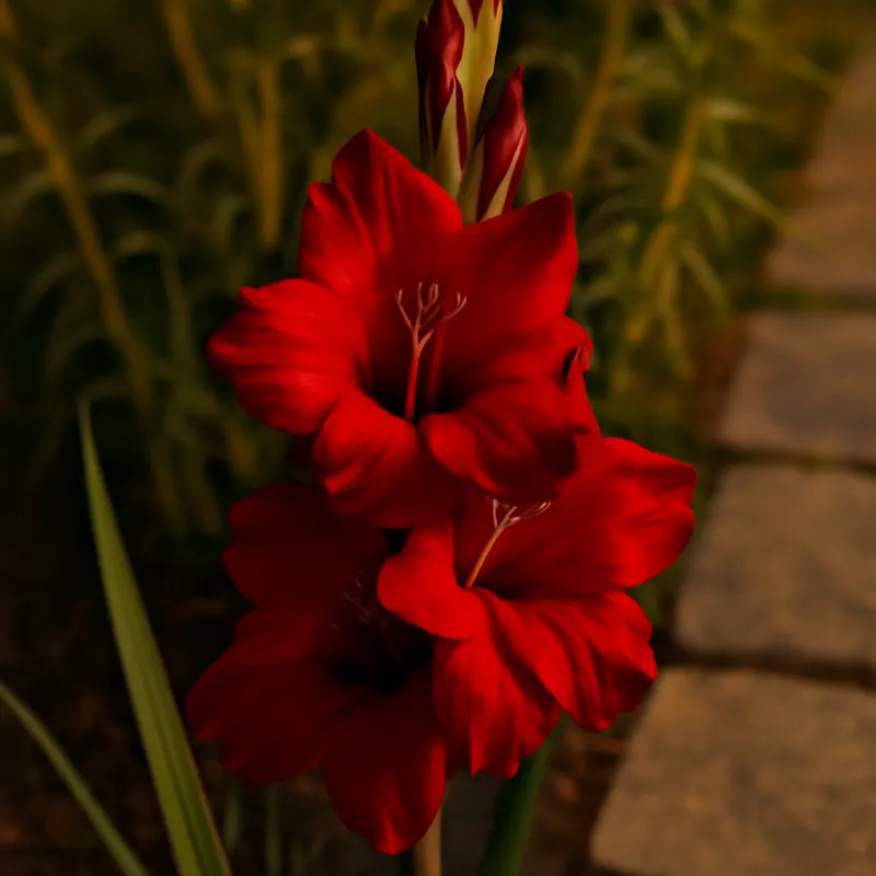 Gladiole – rot – Bild 4