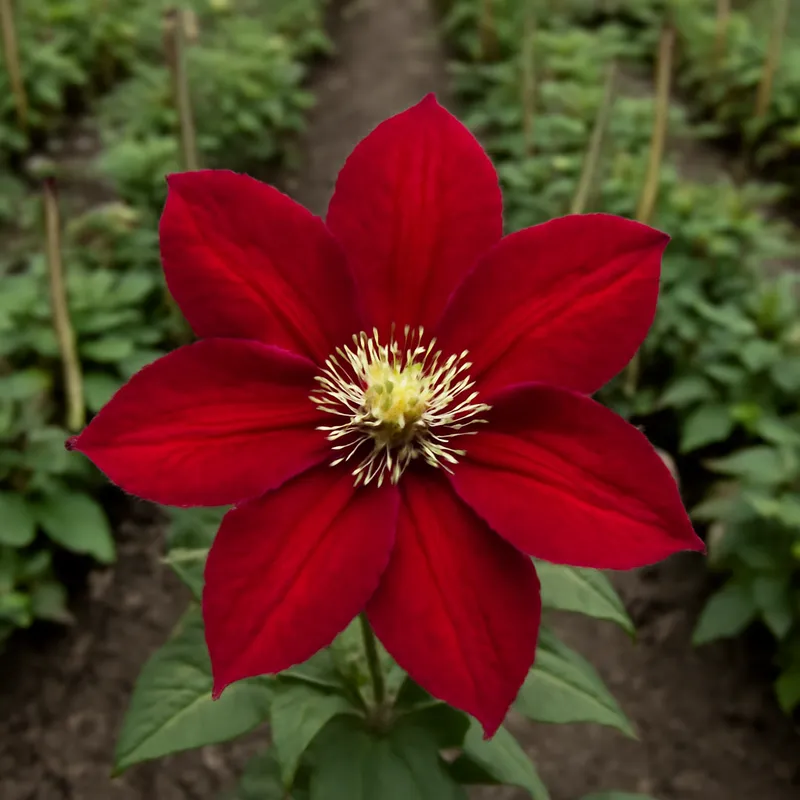 Klematis – rot – Bild 4