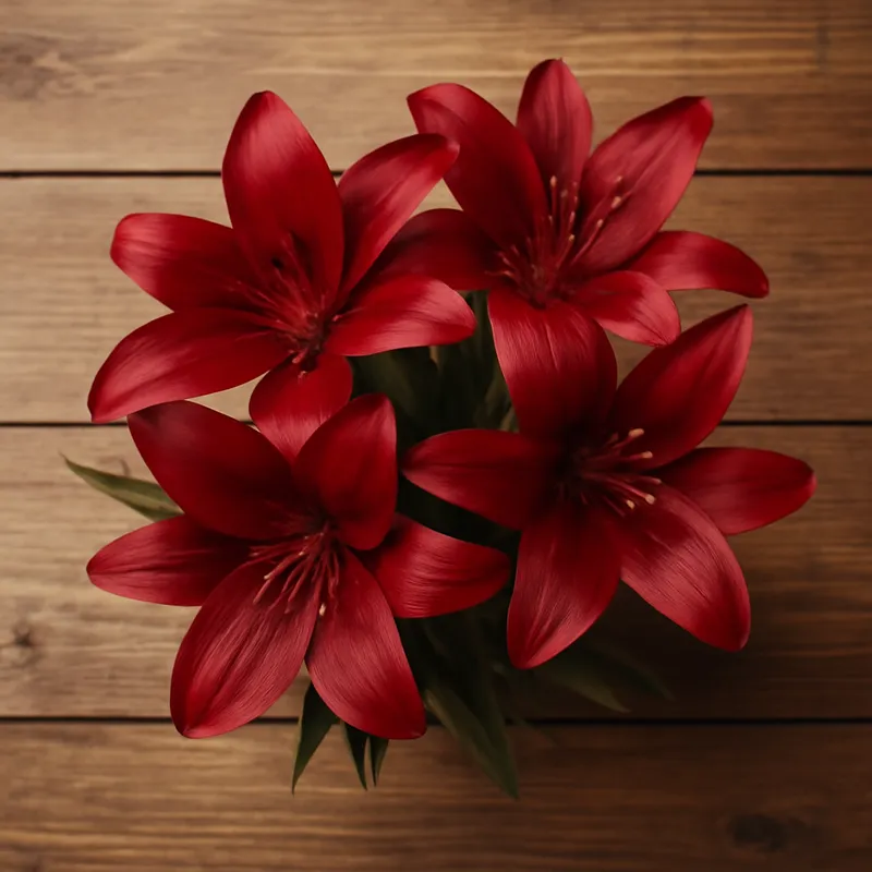 Lilie – rot – Bild 3