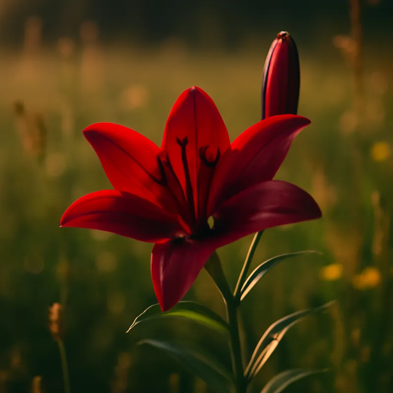 Lilie – rot – Bild 4