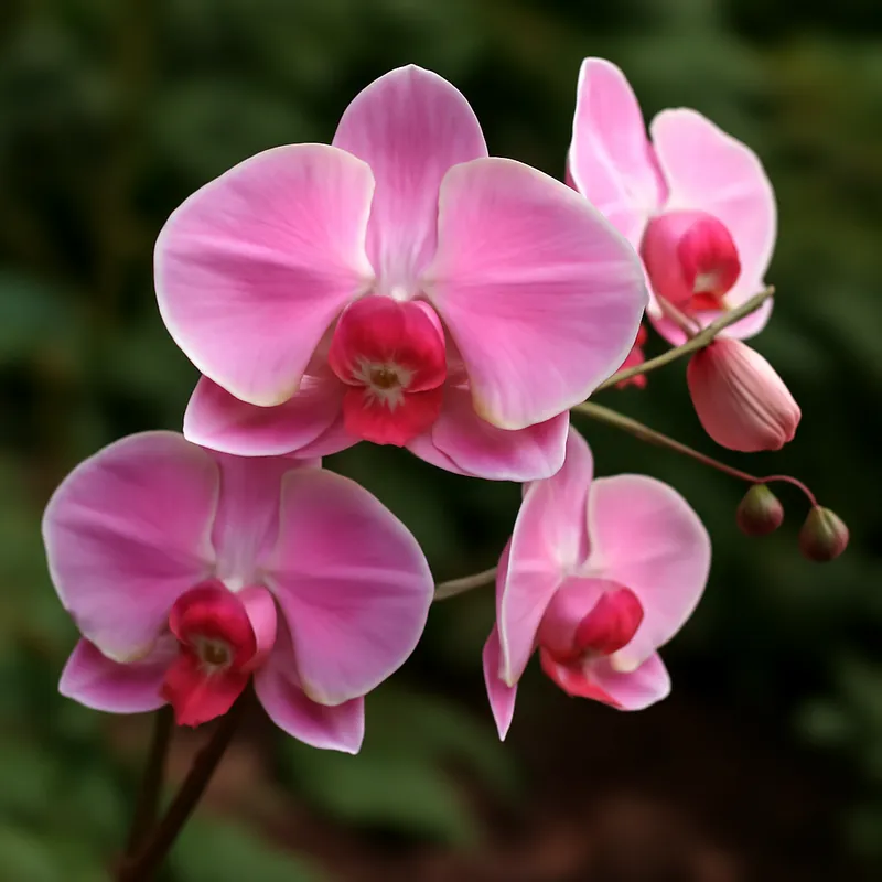 Orchidee (brudorkidé) – rosa – Bild 4