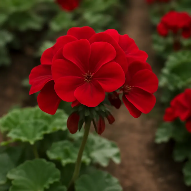 Pelargonie – rot – Bild 4