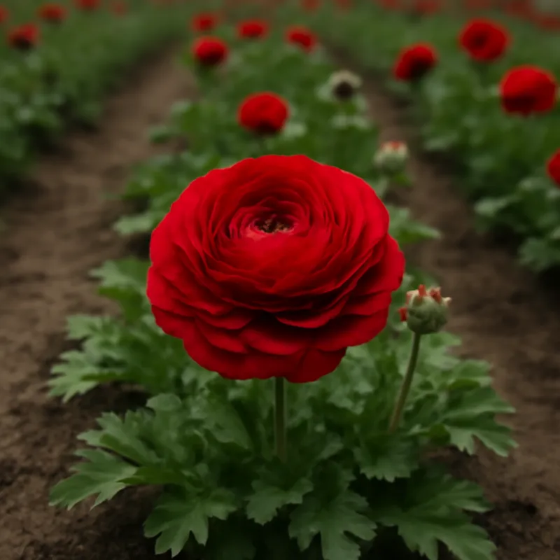 Ranunkel – rot – Bild 4