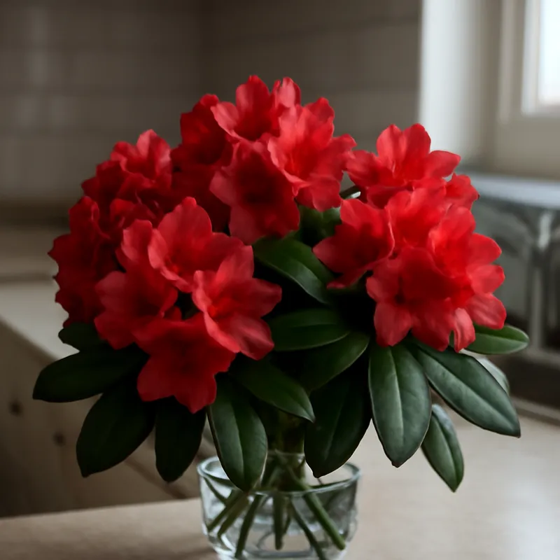 Rhododendron – rot – Bild 3