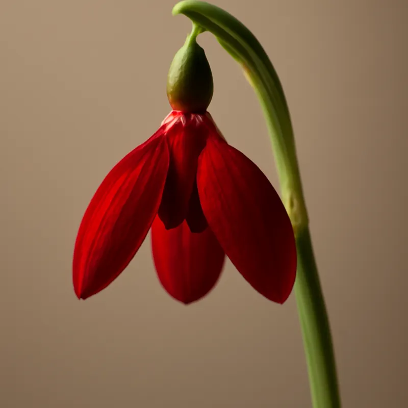 Schneeglöckchen – rot – Bild 1