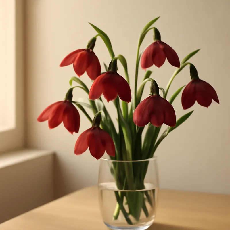 Schneeglöckchen – rot – Bild 3