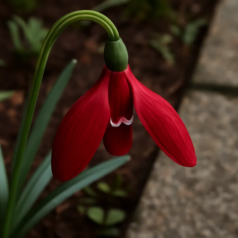 Schneeglöckchen – rot – Bild 4
