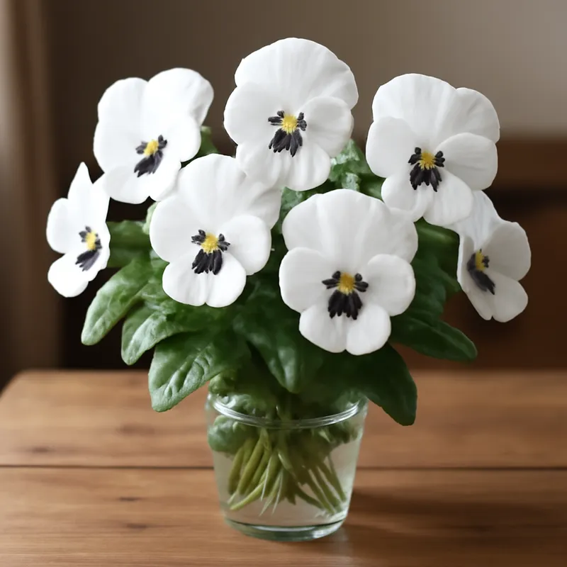 Stiefmütterchen – weiss – Bild 3