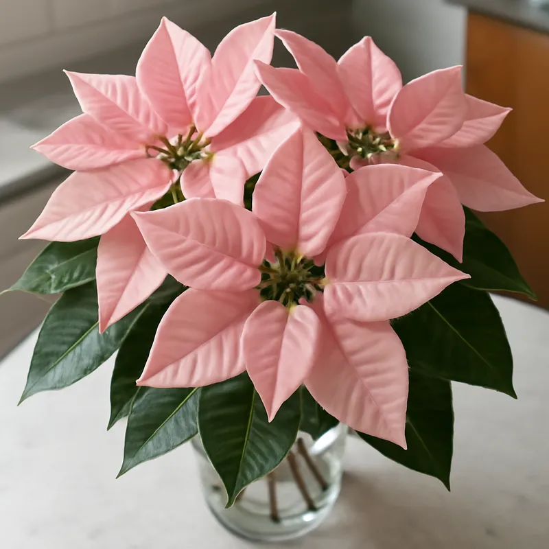 Weihnachtsstern – rosa – Bild 3