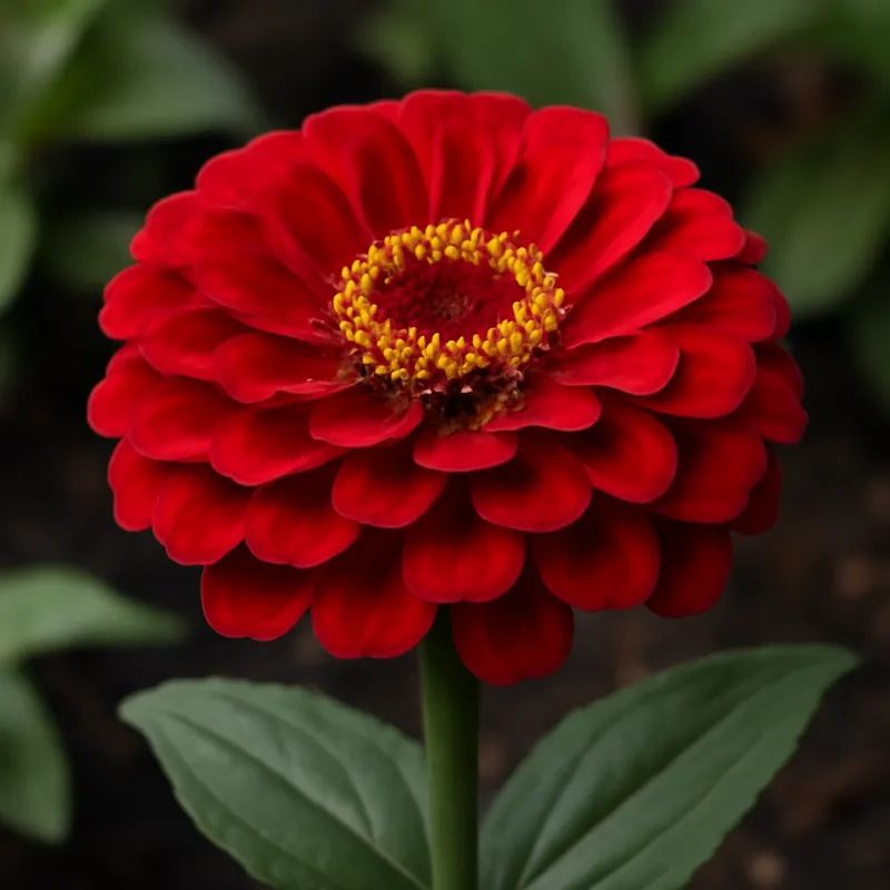 Zinnie – rot – Bild 4