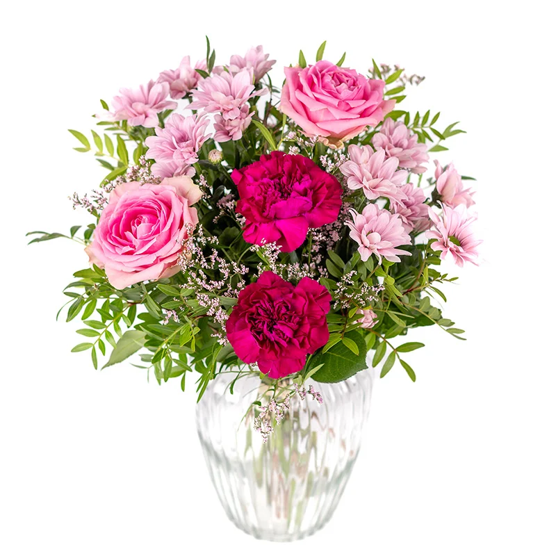 Romantischer Blumenstrauß – rote Rosen