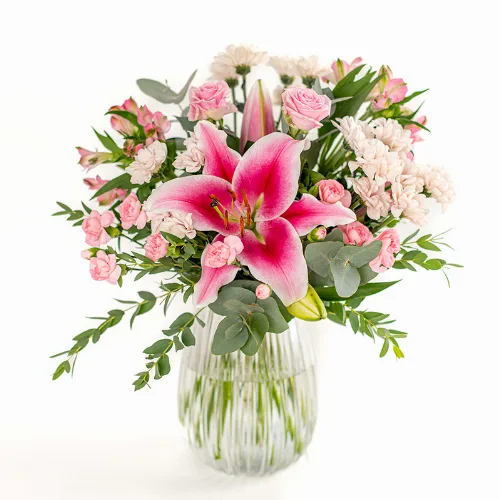 Blumenstrauß rosa Lilien