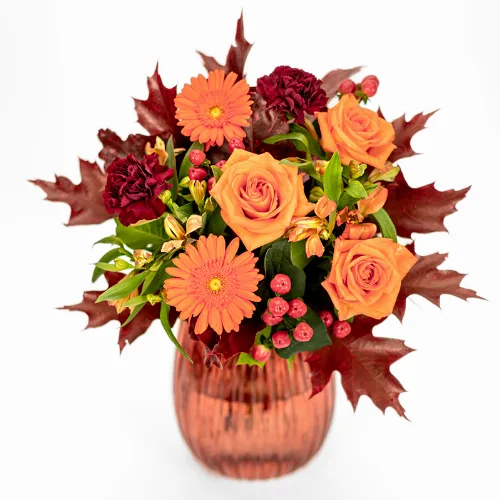 Feuriger Herbststrauß