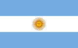 Flagge von Argentinien