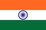 Flagge von Indien