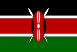 Flagge von Kenia